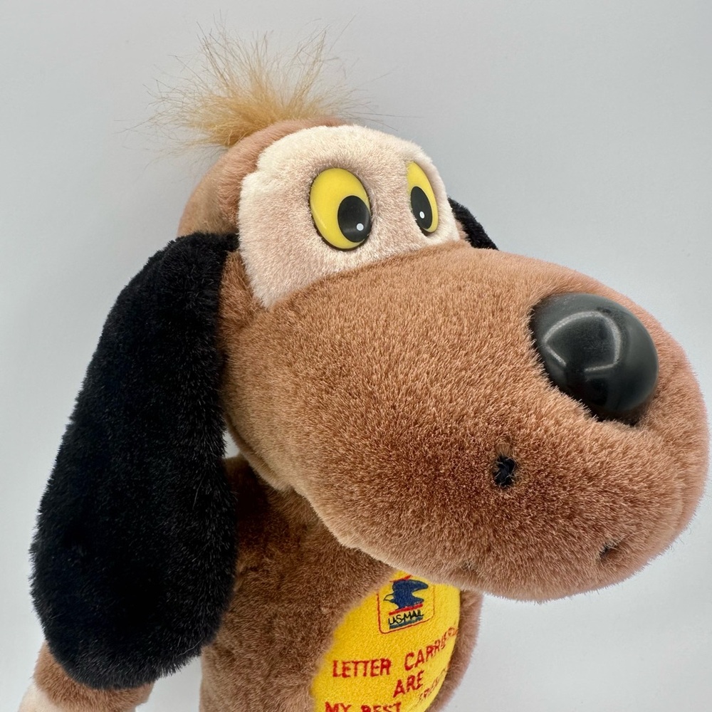 1986 USPUS DOG Plush United States Postal Service Dog Mail Carrier - Picture 2 of 9